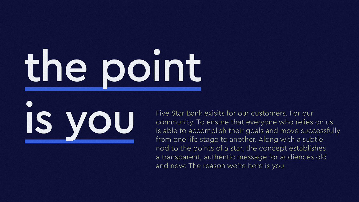 Five Star Bank rebrand campaign